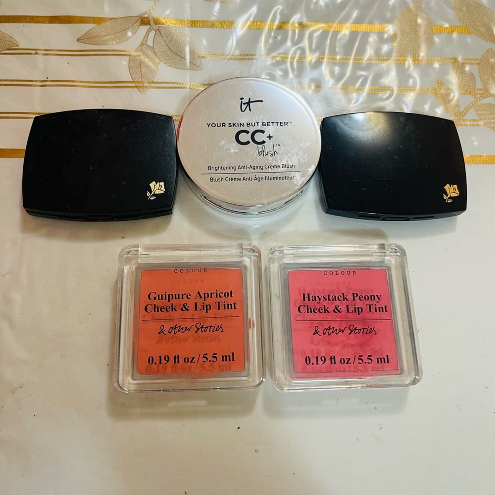 Lot Of 5 Other Stories Lancôme  IT Cosmetics CC+ Blush Powder / Cream - Picture 2 of 6